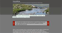 Desktop Screenshot of emanuelstiftung.info